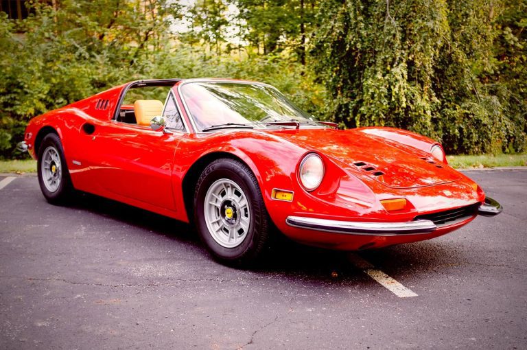 A classic car at Concours d'Elegance Greenwich