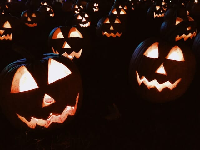 blazing pumpkins at Sleep Hollow
