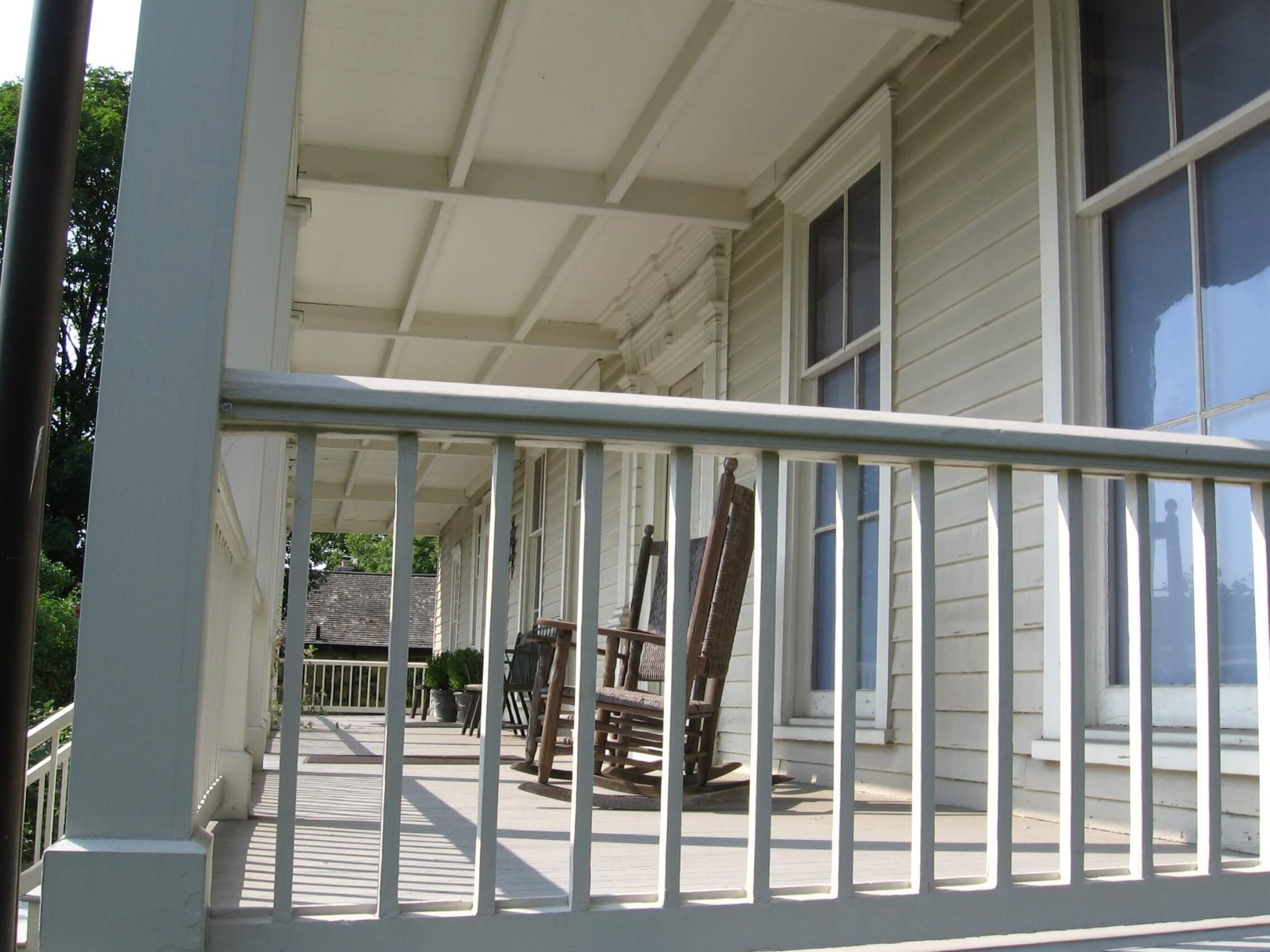 Greenwich History: Everything You Need To Know 1 front porch bush holley house greenwich ct history scaled Greenwich History: Everything You Need to Know