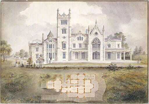 original plans laid out by Alexander Jackson Davis