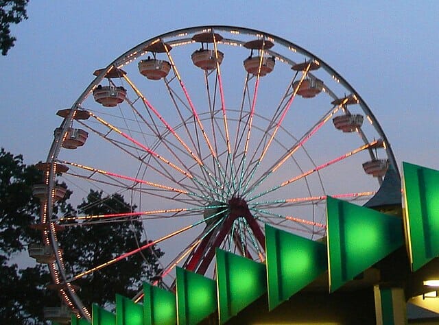 gondola ferris wheel at rye playland park