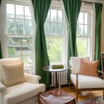Seating area by the windows in Room 28