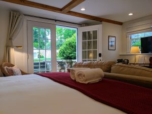 room 2 from corner towards open door Private Entrance, King Bed, Close to Pool: Room 2