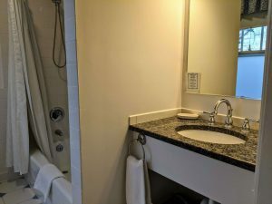 Historic Room With Queen Bed And Spacious Bath: Room 26 13 room 26 tub sink scaled 1 Historic Room with Queen Bed and Spacious Bath: Room 26