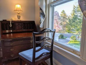 Historic Guest Room With A King Bed | Room 27 9 room 27 desk scaled 1 Historic Guest Room with a King Bed | Room 27