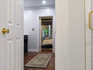 room 3 from bathroom Historic King Bed with Private Entrance: Room 3