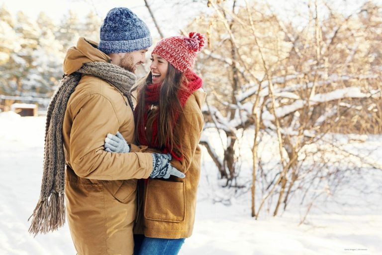 Couple in Winter 1 Romantic Things to Do in CT in Winter: Top 7 Most Unique Spots