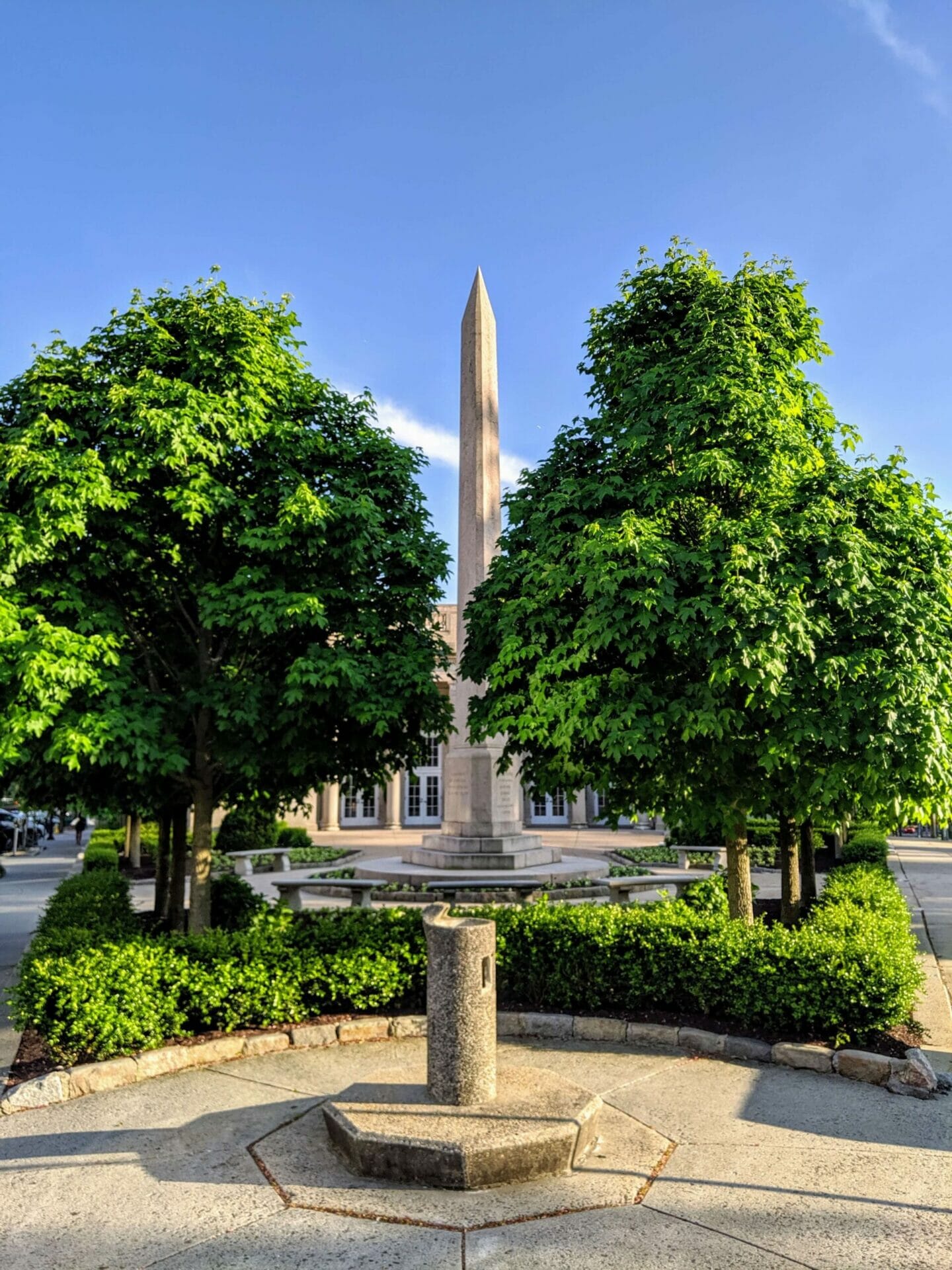 park in downtown Greenwich, CT