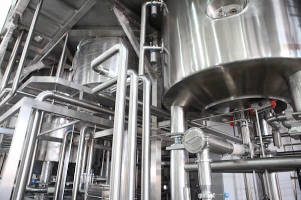 Brewing equipment crafting limited edition beers, including non-alocholic beer