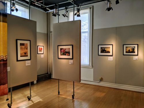 Art gallery at the Greenwich Arts Council, on Greenwich Avenue