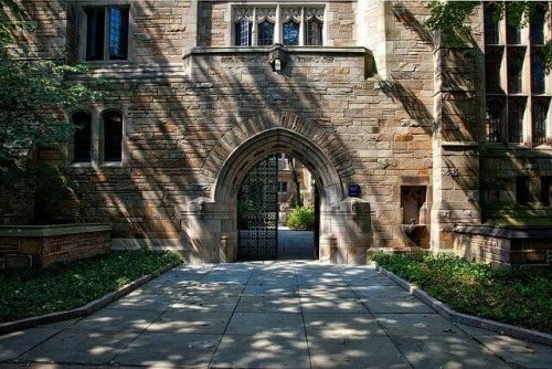 gate at Yale University, site of several great New Haven, CT, museums