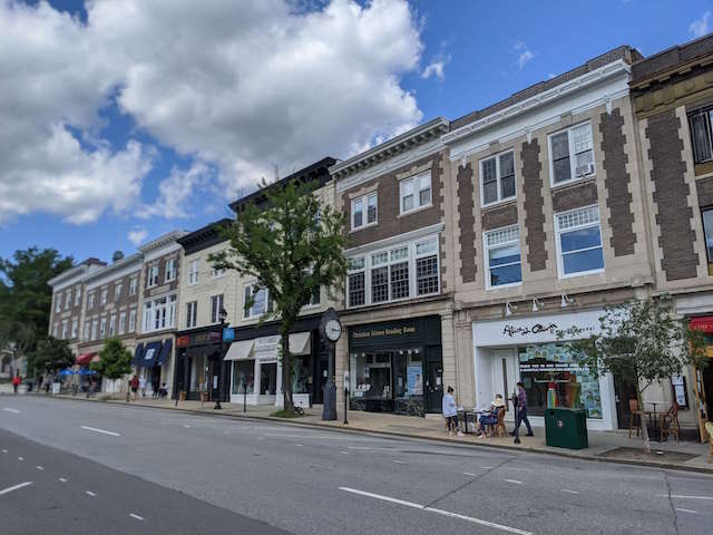 Greenwich Avenue, the main street of one of the most cute towns in ct