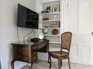 library desk room 10 scaled 1 Guest Room with King Bed on the Ground Floor: Room 10