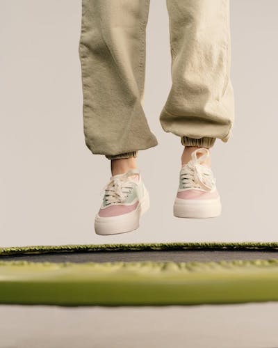 winter season trip to an indoor trampoline park for a little winter fun