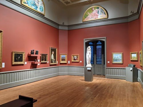 The Yale University Art Gallery in New Haven, Connecticut, in February; always a very cool experience