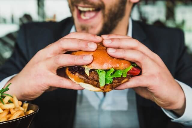burger for lunch