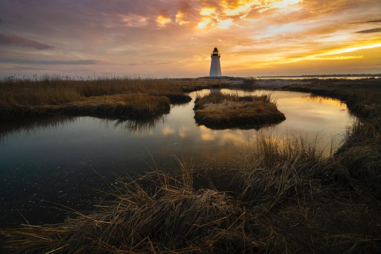 lighthouse on long island sound, one of the many unique things to do in bridgeport, ct