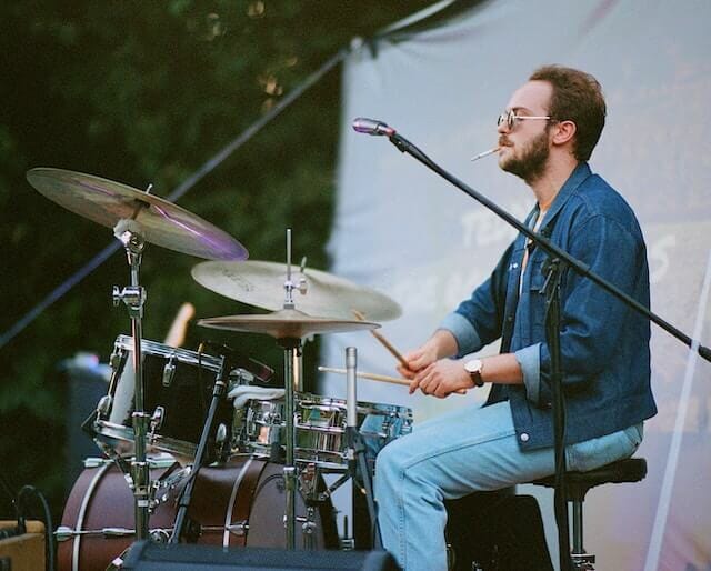 drummer performing for CT summer concerts