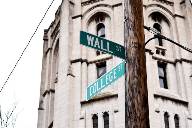historic connecticut street corner in new haven