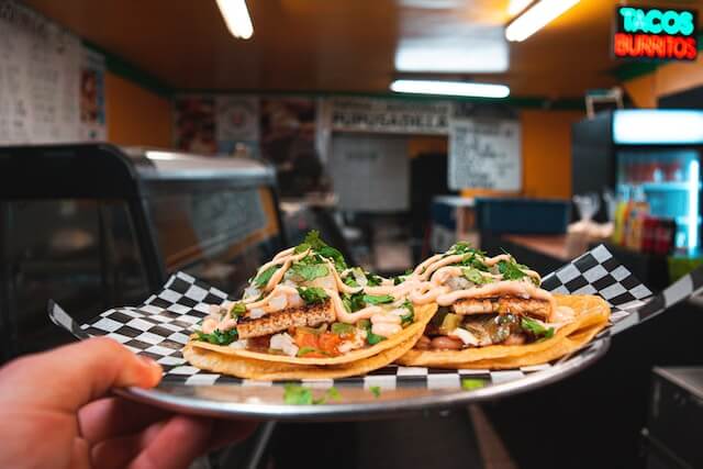 tacos at one of the mexican restaurants in bridgeport ct
