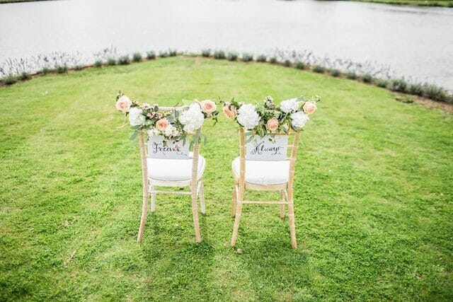Elegant waterfront terrace for unforgettable wedding reception venues
