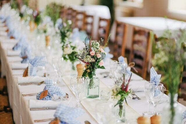 Wedding flower arrangements