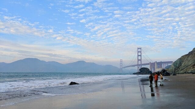 Marshall's Beach, near a charming bed and breakfast in San Francisco