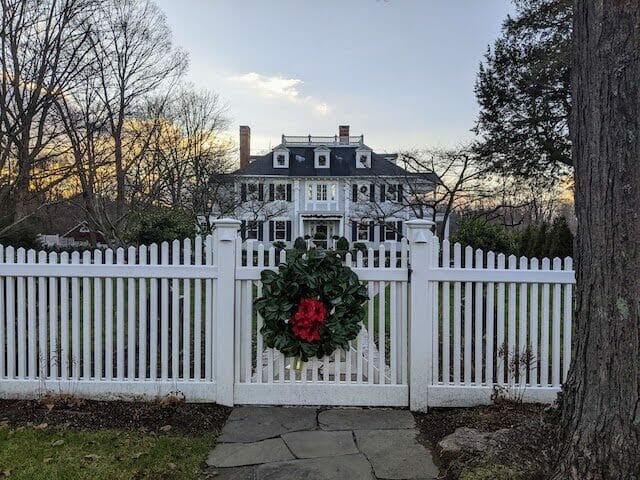 One of the many charming homes in Ridgefield