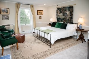 Room 14 has a king sized bed room and a private entrance