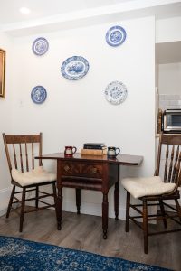 Dining area of Room 5