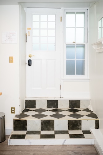 Private entrance to Room 5