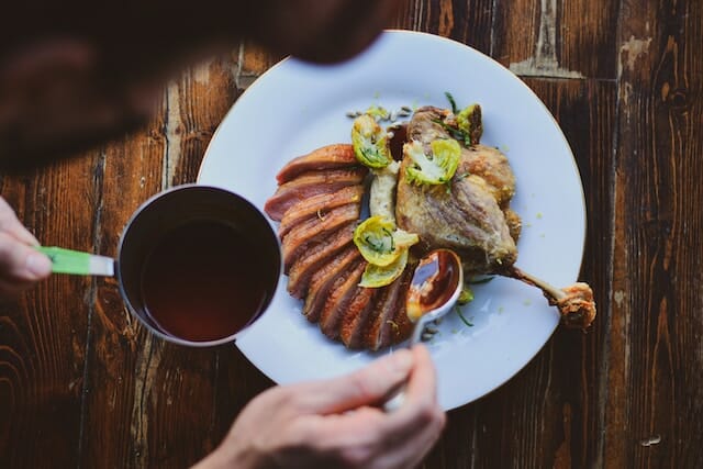 duck dish served at one of the best downtown fairfield ct restaurants