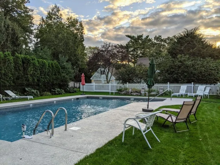 dusk summer bed and breakfast pool Charming Bed and Breakfast with Pool in Greenwich, CT