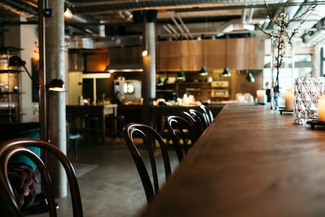 Inside of a coffee shop
