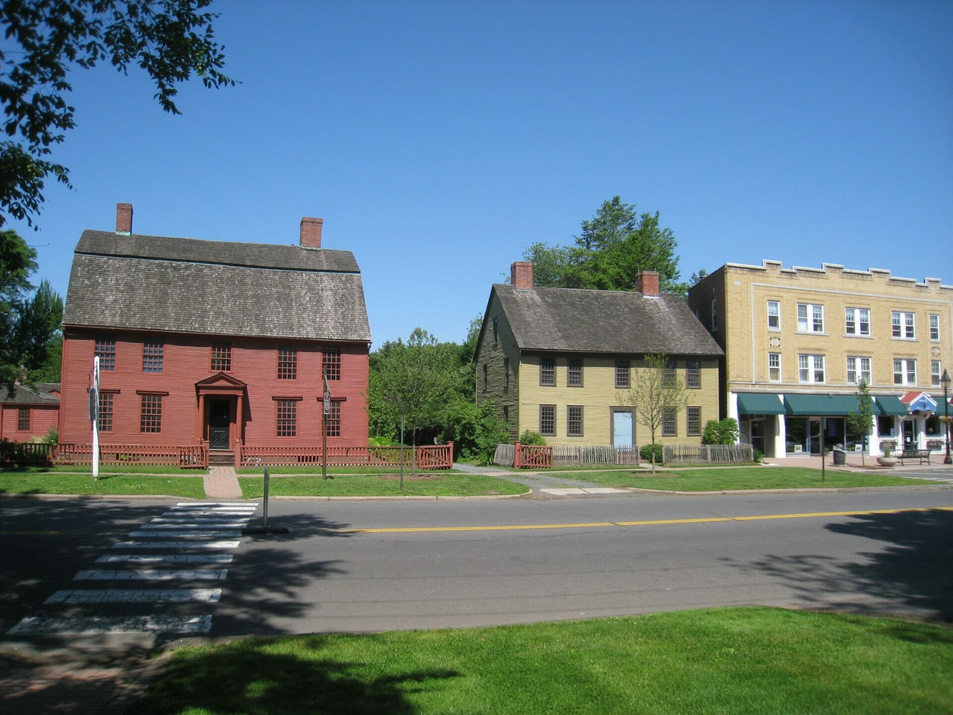 Things To Do In Wethersfield Ct: Top 15 Most Unique Spots 5 Webb House and Isaac Stevens house, three houses and history museums on Main Street