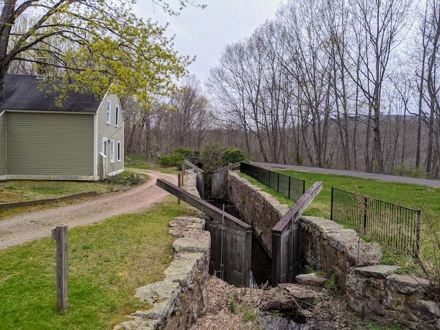 Historic lock in Cheshire, CT