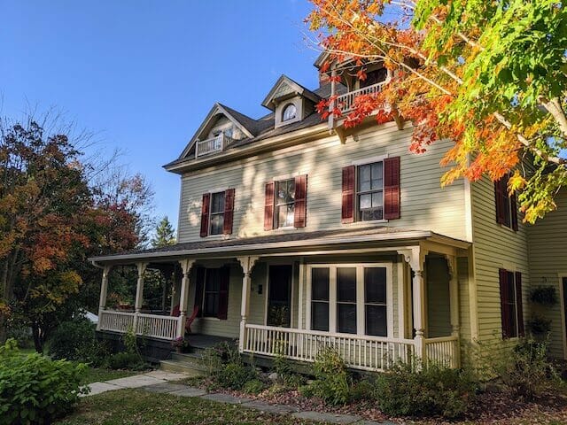 A historic home in Norfolk, Connecticut