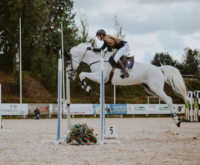 Horseback riding at the Westbrook Hunt Club