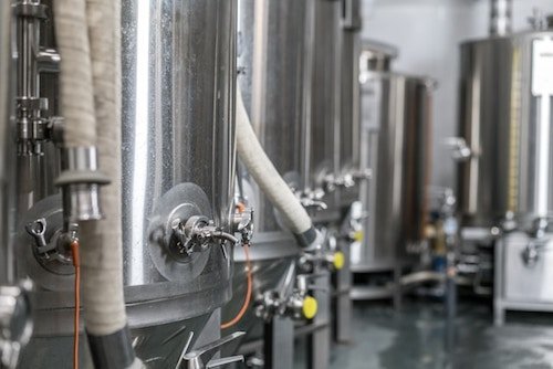 brew tank at a top brewing company on the CT Beer Trail
