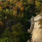 Croton dam in one of the cutest towns in Westchester County