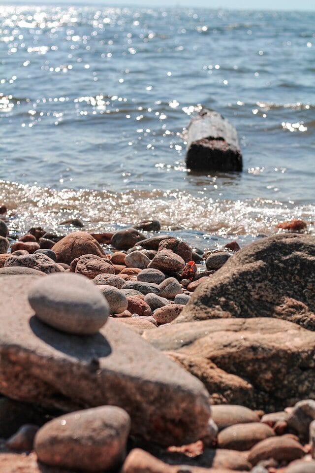 Rocky shoreline