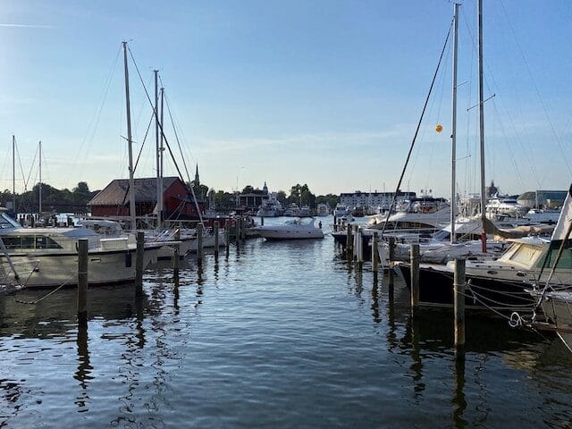 Harbor at Annapolis on one of the best road trips in the summer months