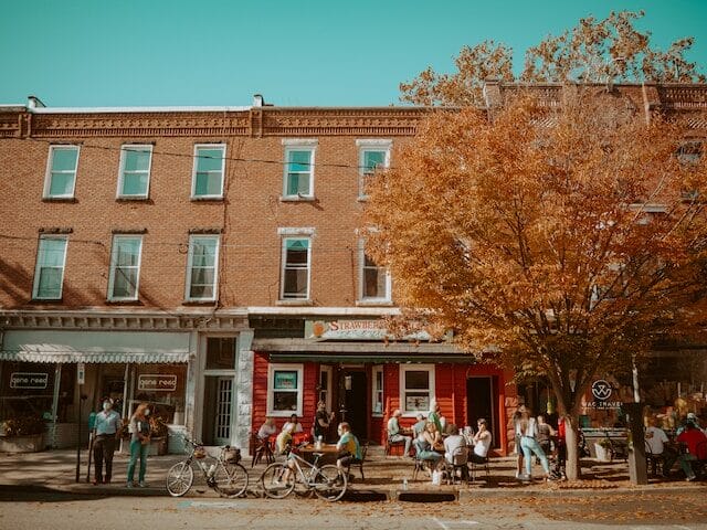 City center in Nyack, New York, in the lower Hudson Valley