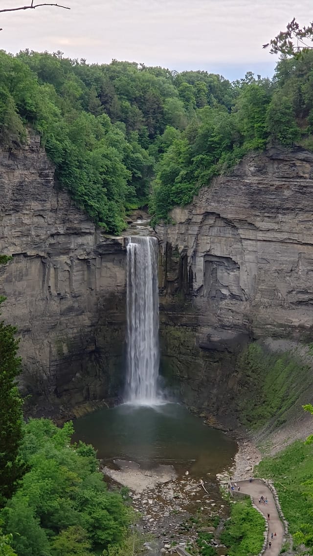 Taughannock Falls, an impressive waterfall