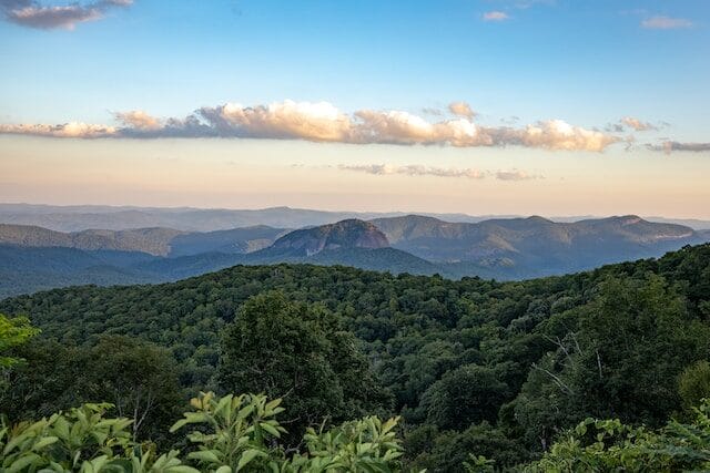 Looking Glass Rock in Brevard, NC