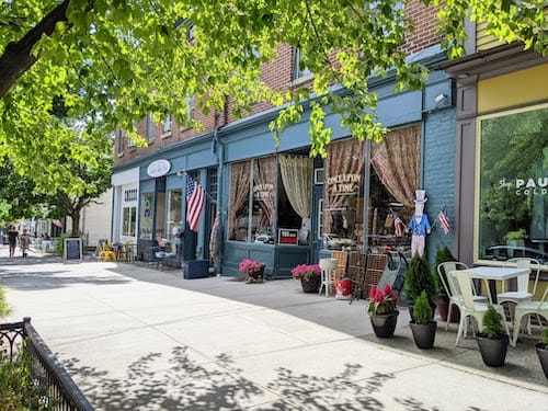 There's plenty of street parking along Main Street Cold Spring