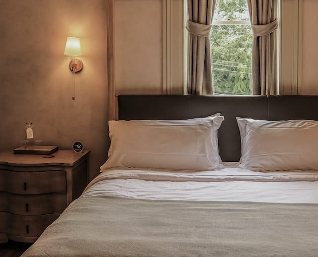 Comfortable guest room at the cozy inn, Old Lyme Inn