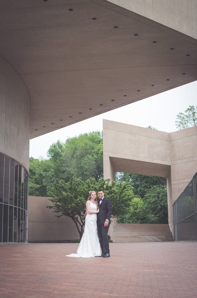 Wedding at the Paul Mellon art museum at Choate Rosemary Hall