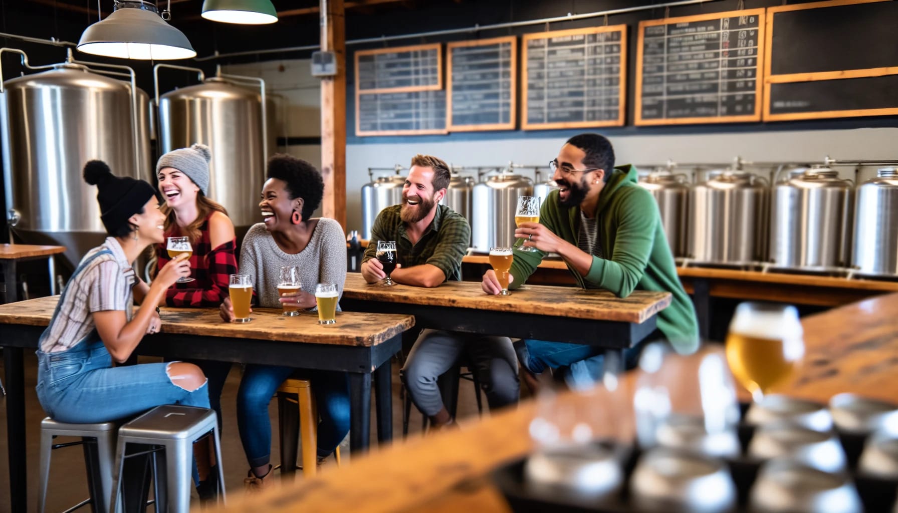 Craft Beer Tasting at Brewery in Wallingford, CT
