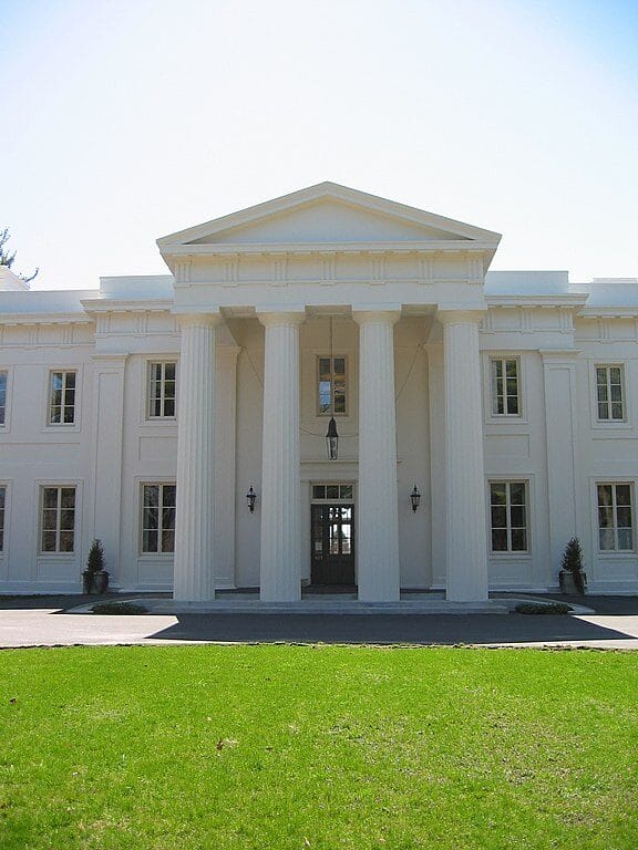 Front elevation of the Wadsworth Mansion